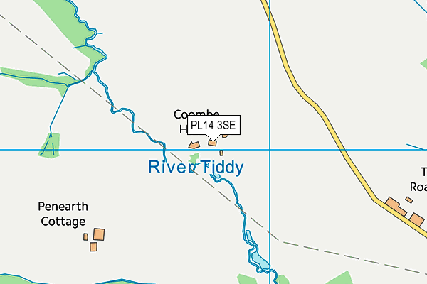 PL14 3SE map - OS VectorMap District (Ordnance Survey)