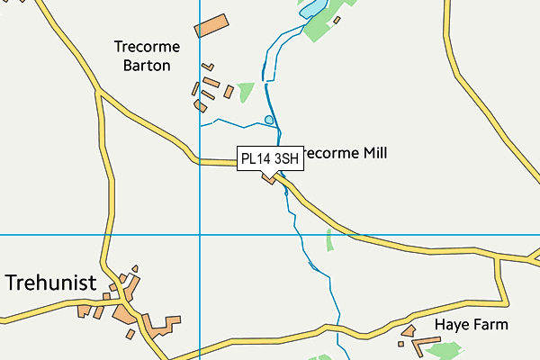 PL14 3SH map - OS VectorMap District (Ordnance Survey)