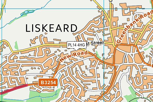 PL14 4HG map - OS VectorMap District (Ordnance Survey)