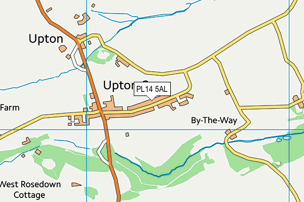 PL14 5AL map - OS VectorMap District (Ordnance Survey)