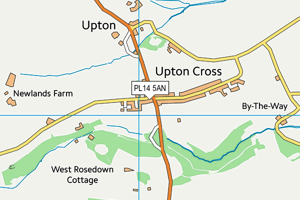 PL14 5AN map - OS VectorMap District (Ordnance Survey)