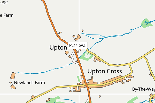 PL14 5AZ map - OS VectorMap District (Ordnance Survey)