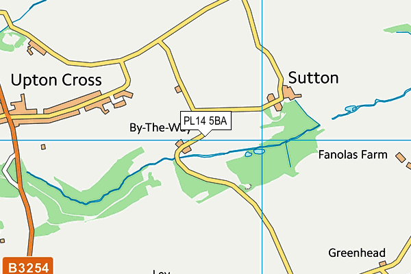 PL14 5BA map - OS VectorMap District (Ordnance Survey)