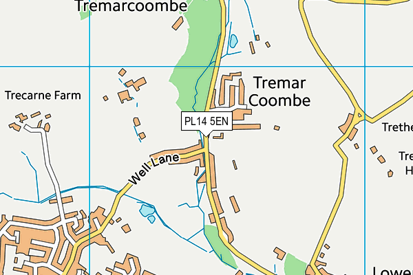 PL14 5EN map - OS VectorMap District (Ordnance Survey)