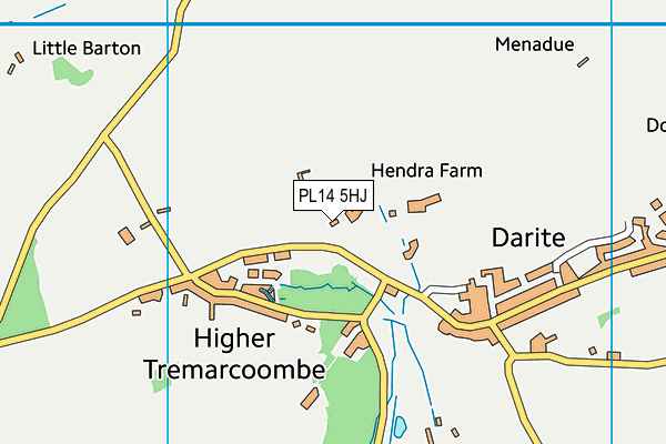 PL14 5HJ map - OS VectorMap District (Ordnance Survey)