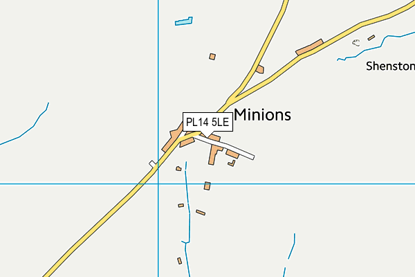 PL14 5LE map - OS VectorMap District (Ordnance Survey)