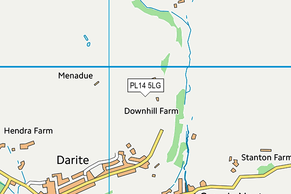 PL14 5LG map - OS VectorMap District (Ordnance Survey)