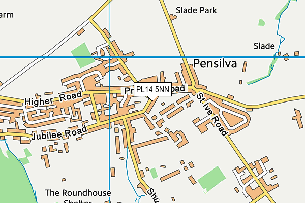 PL14 5NN map - OS VectorMap District (Ordnance Survey)