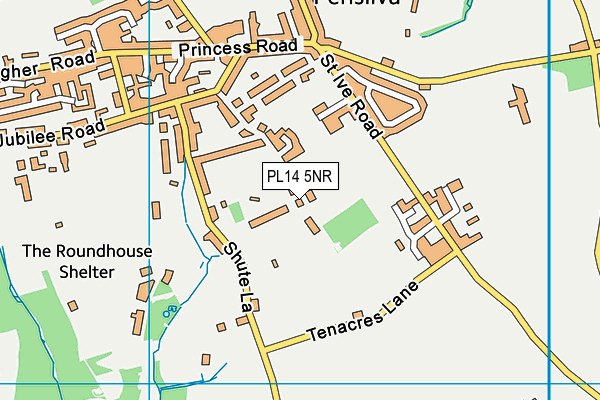 PL14 5NR map - OS VectorMap District (Ordnance Survey)