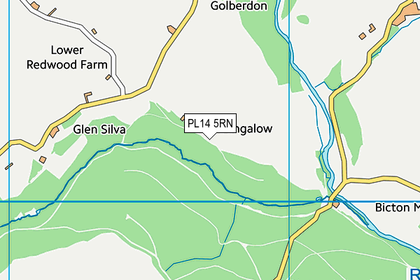 PL14 5RN map - OS VectorMap District (Ordnance Survey)