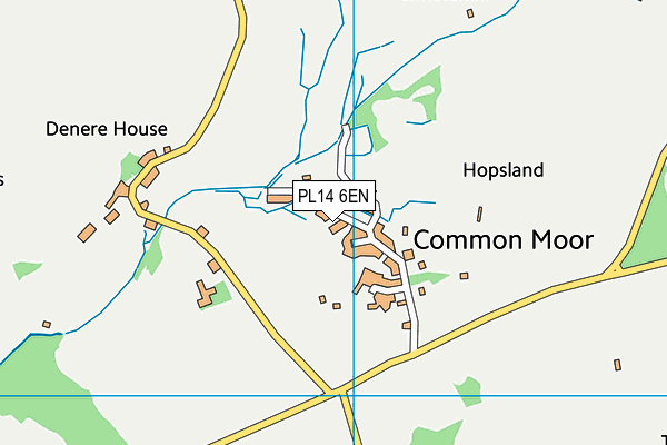 PL14 6EN map - OS VectorMap District (Ordnance Survey)