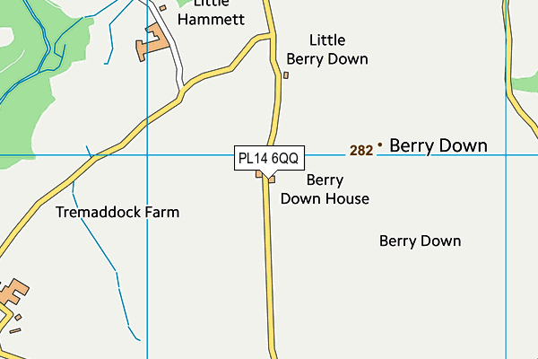 PL14 6QQ map - OS VectorMap District (Ordnance Survey)