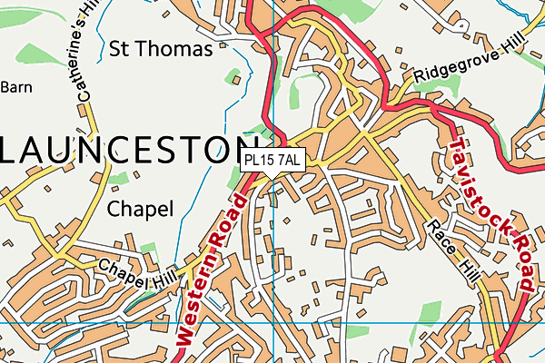 PL15 7AL map - OS VectorMap District (Ordnance Survey)