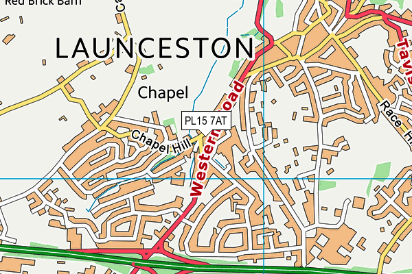 PL15 7AT map - OS VectorMap District (Ordnance Survey)