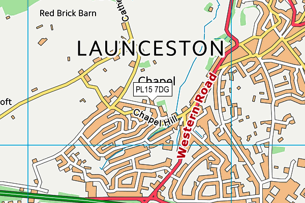 PL15 7DG map - OS VectorMap District (Ordnance Survey)