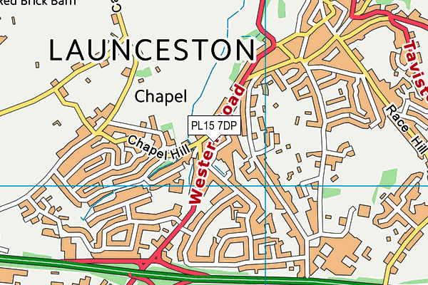 PL15 7DP map - OS VectorMap District (Ordnance Survey)