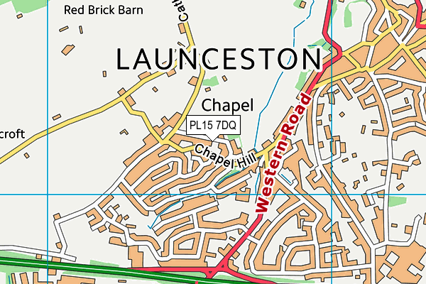 PL15 7DQ map - OS VectorMap District (Ordnance Survey)