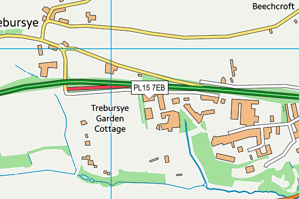 PL15 7EB map - OS VectorMap District (Ordnance Survey)