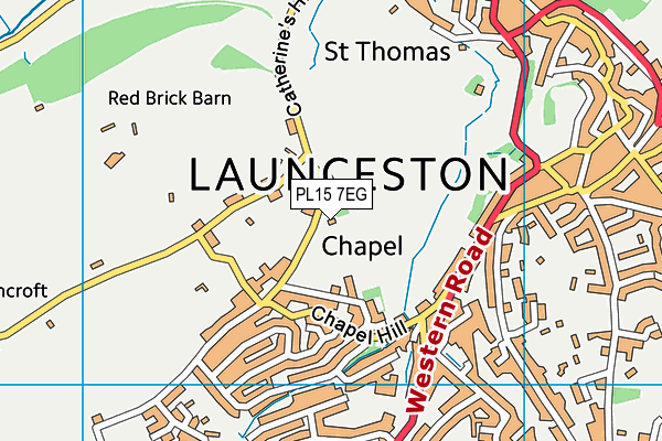 PL15 7EG map - OS VectorMap District (Ordnance Survey)