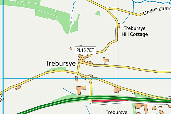 PL15 7ET map - OS VectorMap District (Ordnance Survey)