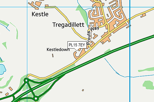 PL15 7EY map - OS VectorMap District (Ordnance Survey)