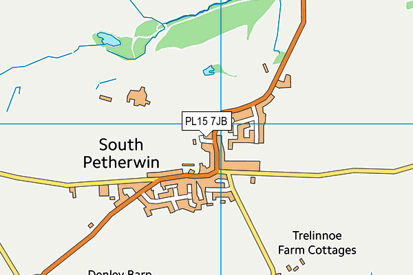 PL15 7JB map - OS VectorMap District (Ordnance Survey)