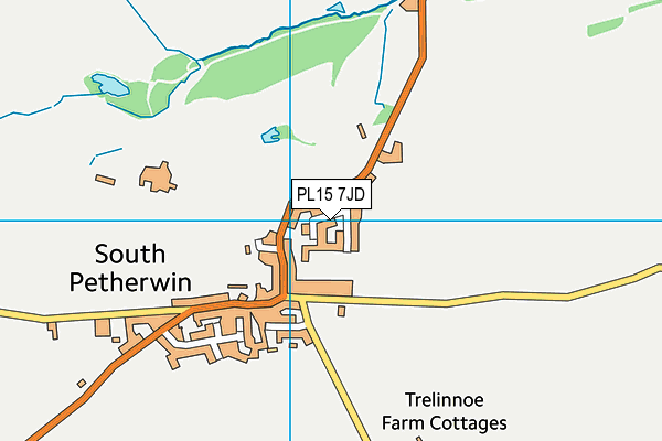 PL15 7JD map - OS VectorMap District (Ordnance Survey)