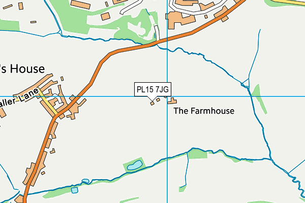 PL15 7JG map - OS VectorMap District (Ordnance Survey)
