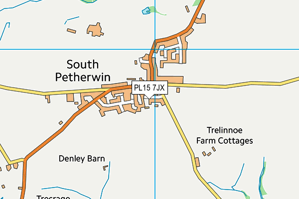 PL15 7JX map - OS VectorMap District (Ordnance Survey)