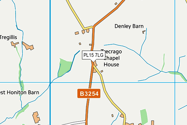 PL15 7LG map - OS VectorMap District (Ordnance Survey)