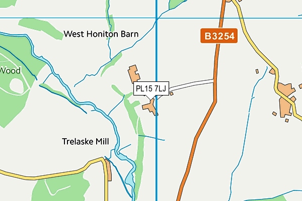 PL15 7LJ map - OS VectorMap District (Ordnance Survey)