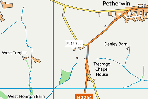 PL15 7LL map - OS VectorMap District (Ordnance Survey)