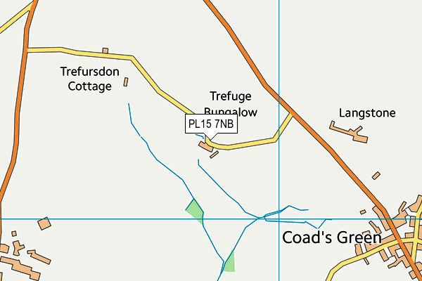 PL15 7NB map - OS VectorMap District (Ordnance Survey)