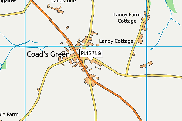 PL15 7NG map - OS VectorMap District (Ordnance Survey)