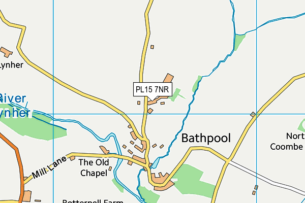 PL15 7NR map - OS VectorMap District (Ordnance Survey)