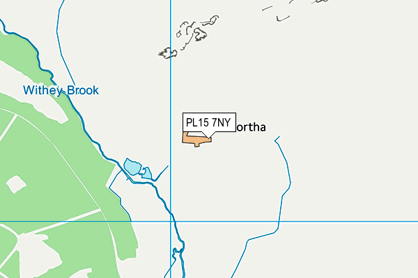 PL15 7NY map - OS VectorMap District (Ordnance Survey)