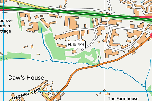 PL15 7PH map - OS VectorMap District (Ordnance Survey)