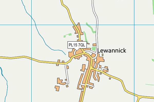 PL15 7QL map - OS VectorMap District (Ordnance Survey)