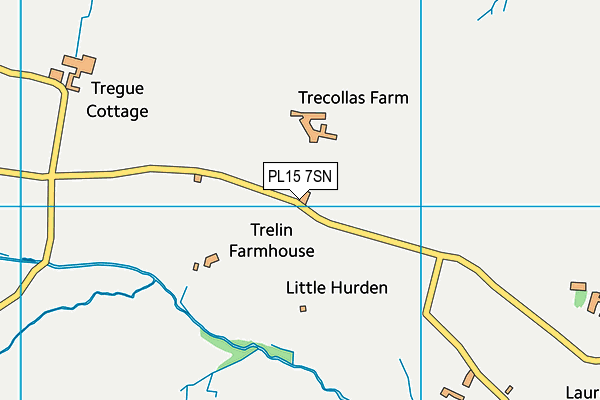 PL15 7SN map - OS VectorMap District (Ordnance Survey)