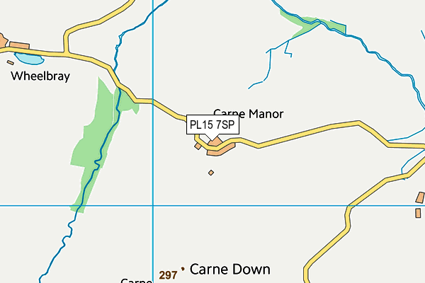 PL15 7SP map - OS VectorMap District (Ordnance Survey)