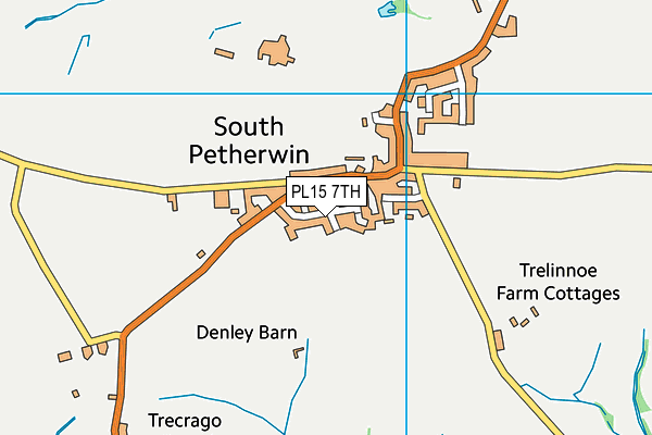 PL15 7TH map - OS VectorMap District (Ordnance Survey)