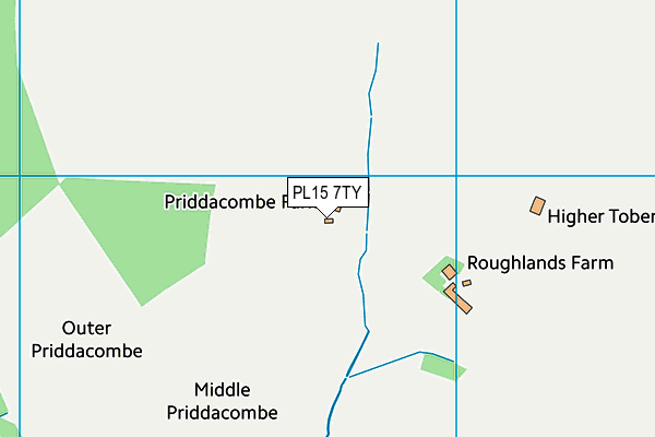 PL15 7TY map - OS VectorMap District (Ordnance Survey)