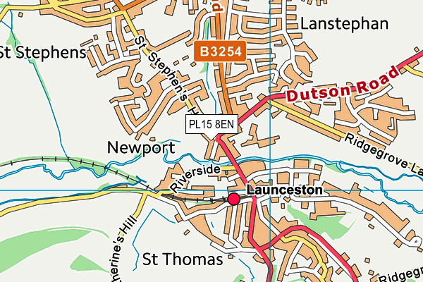 PL15 8EN map - OS VectorMap District (Ordnance Survey)