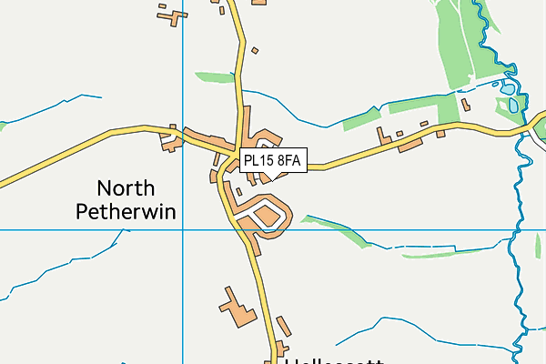 PL15 8FA map - OS VectorMap District (Ordnance Survey)