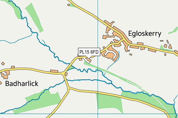 PL15 8FD map - OS VectorMap District (Ordnance Survey)