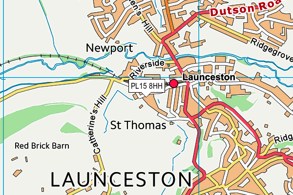 PL15 8HH map - OS VectorMap District (Ordnance Survey)