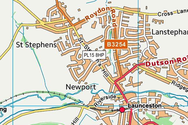 PL15 8HP map - OS VectorMap District (Ordnance Survey)