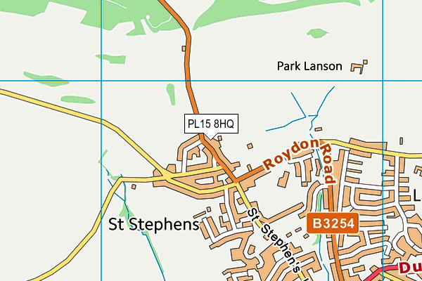 PL15 8HQ map - OS VectorMap District (Ordnance Survey)