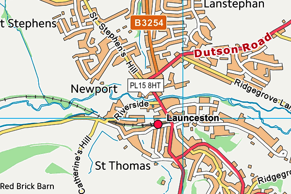 PL15 8HT map - OS VectorMap District (Ordnance Survey)