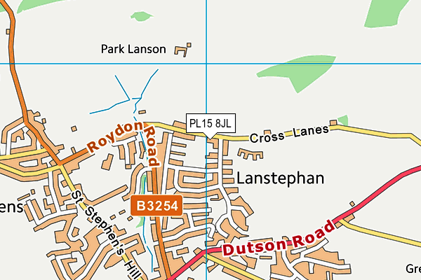 PL15 8JL map - OS VectorMap District (Ordnance Survey)